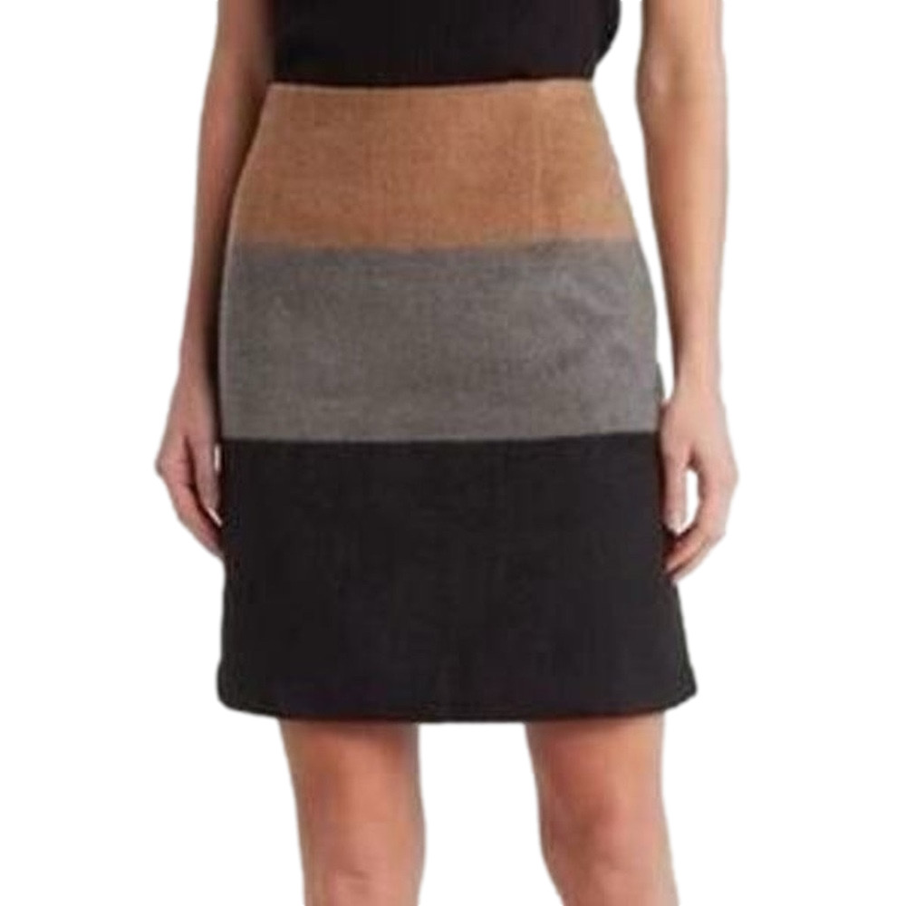AMANDA + CHELSEA Women’s M modern fit stretchable colorblock pencil skirt NWT